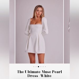 The Ultimate Muse White Pearl Dress